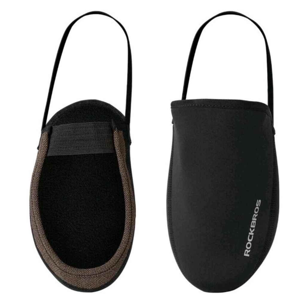 Rockbros Cycling Shoes Cover Windproof Abrasion Resistant Warm Half Overshoes